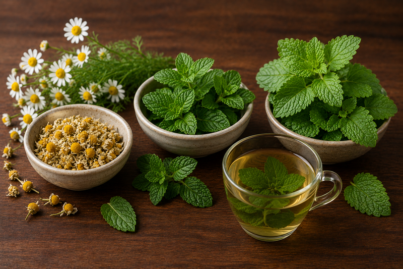 Manzanilla, Hierbabuena & Toronjil