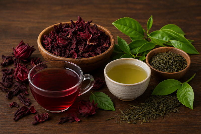 Flor de Jamaica & Té Verde